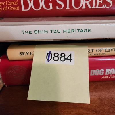 Shelf lot of Books Animals Dogs
