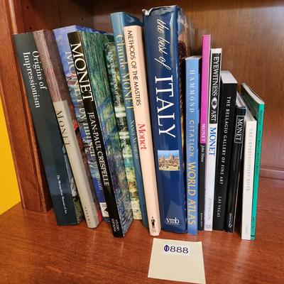 Lot of Books Art Monet Italy