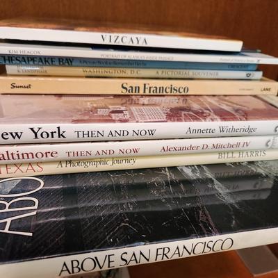 2 Shelves Book Lot Travel New York Bronx, Japan, Venezuela, Columbia MD, Baltimore, & others
