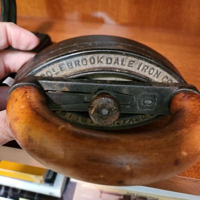 2 Antique Irons Colebrookdale Pottstown Pa.