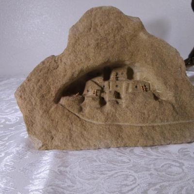 Sandstone sculpture village
