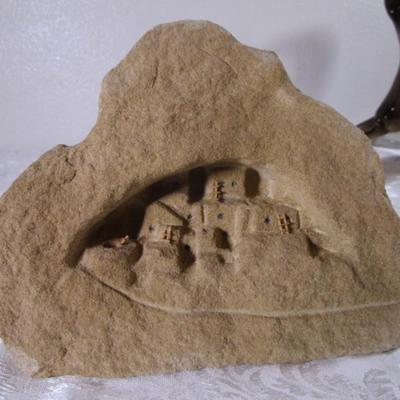 Sandstone sculpture village