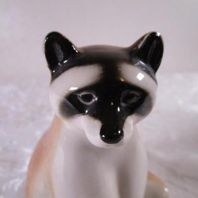 Lomonosov Imperial Porcelain red raccoon figurine