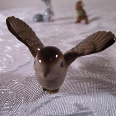 Hagen Renaker Gray Squirrrel, & Chipmunk