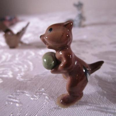 Hagen Renaker Gray Squirrrel, & Chipmunk