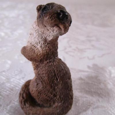 Vintage Stone Critter Littles River Otter