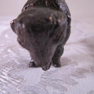Vintage metal buffalo miniature
