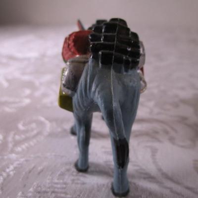 WS Reindeer, Donkey with a load, and Elephant figurines
