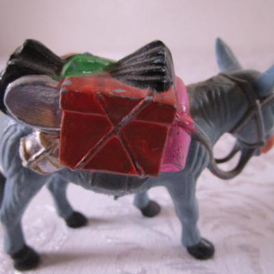 WS Reindeer, Donkey with a load, and Elephant figurines