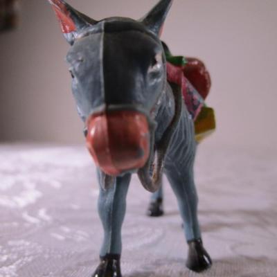 WS Reindeer, Donkey with a load, and Elephant figurines