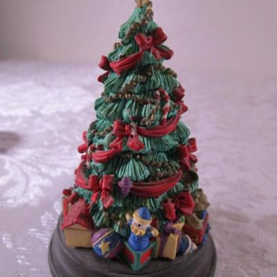 Resin musical Christmas Tree