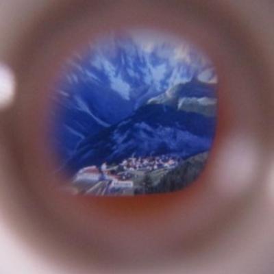 Vintage German cities mini slide viewer souvenir cottage