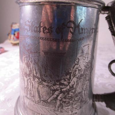 William Adams English pewter stein