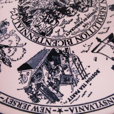 American Bicentennial decorative plate