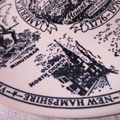 American Bicentennial decorative plate