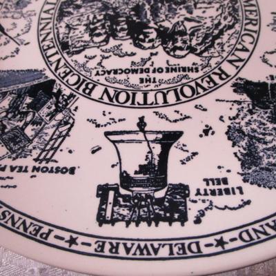 American Bicentennial decorative plate