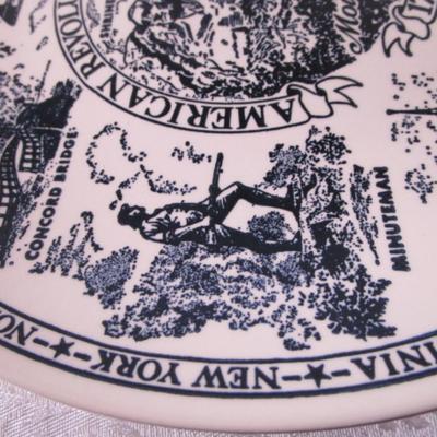 American Bicentennial decorative plate
