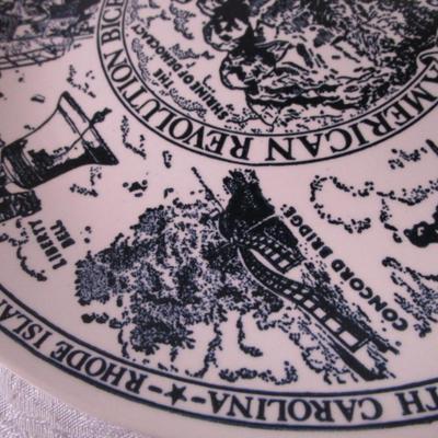 American Bicentennial decorative plate