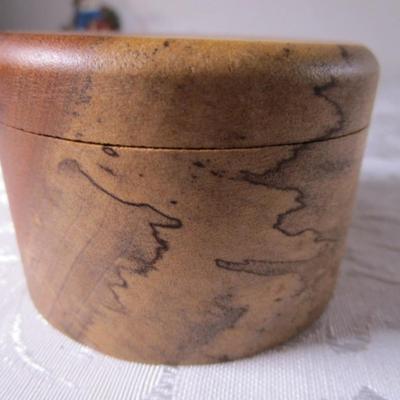 Hand-crafted myrtle wood jewelry box