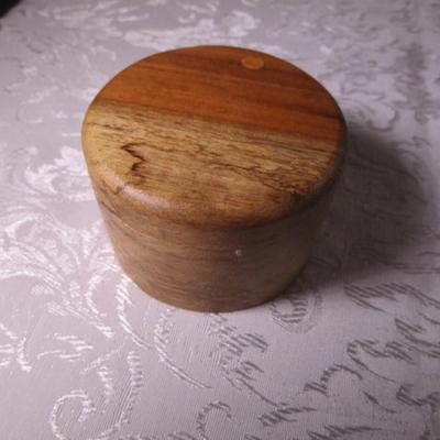 Hand-crafted myrtle wood jewelry box