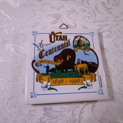 Utah Centenniel Trivet 1896-1996