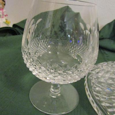 Irish? Crystal decanter with 2 brandy snifters