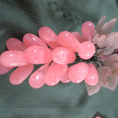 Vintage handcrafted Italian Hardstone Grape cluster