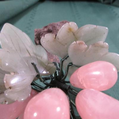 Vintage handcrafted Italian Hardstone Grape cluster