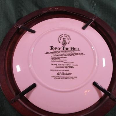 Royal Doulton plate in frame