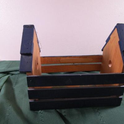 Wood decorative crate
