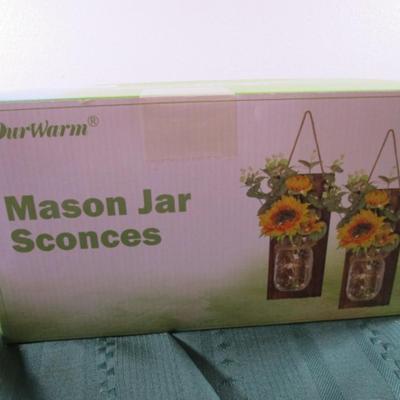 Mason Jar sconces