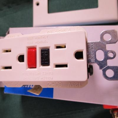 Electrical plugs & switches, wired doorbell switch