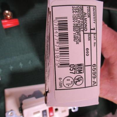 Electrical plugs & switches, wired doorbell switch