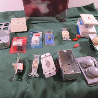 Electrical plugs & switches, wired doorbell switch