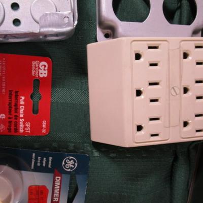 Electrical plugs & switches, wired doorbell switch