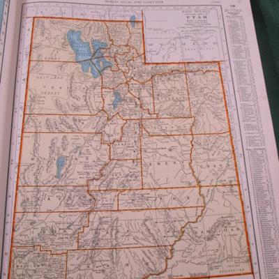 1944 Collier's World Atlas & Gazateer