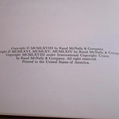 Rand-McNally World Atlas Imperial Edition 1968