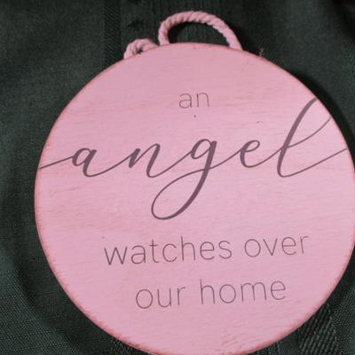 Saying on canvas, picture frame, wood plaque