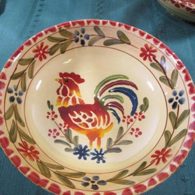 Rooster Ceramic dishes
