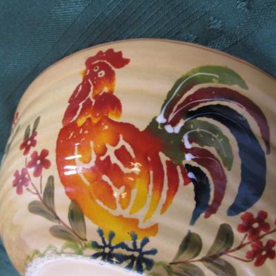 Rooster Ceramic dishes