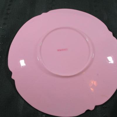 Vintage plate with gold trim