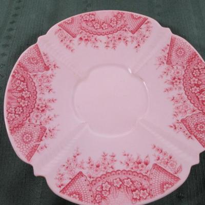 Vintage plate with gold trim