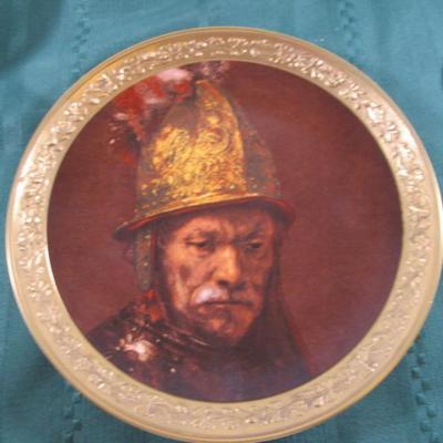 "Man With the Gilt Helmet" by Goram Fine China