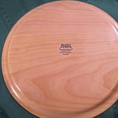 Platex Swiss-made Reuge Ste-Croix #300 wood serving tray
