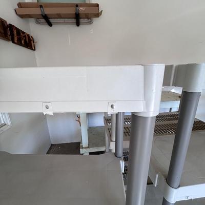 Three Plastic Shelf Units (G-BB)