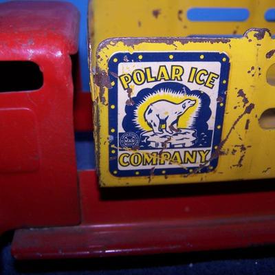 LOT 153 PRESSED STEEL MARX ICE TRUCK