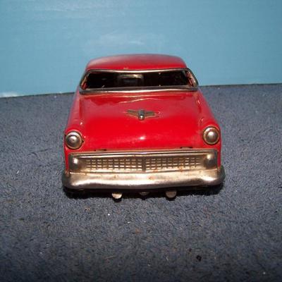 LOT 157 BATTERY OPERATED RED CAR JAPAN ASAHI