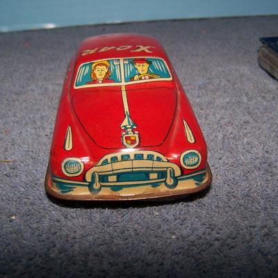 LOT 168 WONDERFUL VINTAGE TIN LITHO CARS! XCAR & LIMO FRICTION JAPAN