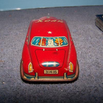 LOT 168 WONDERFUL VINTAGE TIN LITHO CARS! XCAR & LIMO FRICTION JAPAN