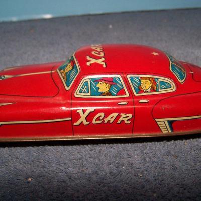 LOT 168 WONDERFUL VINTAGE TIN LITHO CARS! XCAR & LIMO FRICTION JAPAN